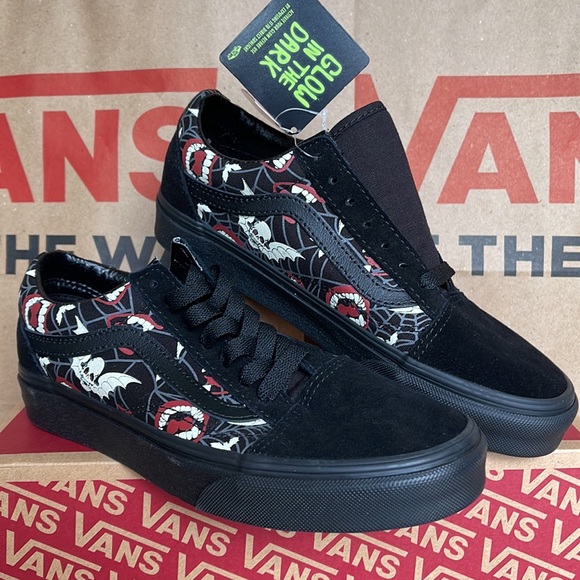 Vans Old Glow Frights Black/Black Men’s - Picture 6 of 16